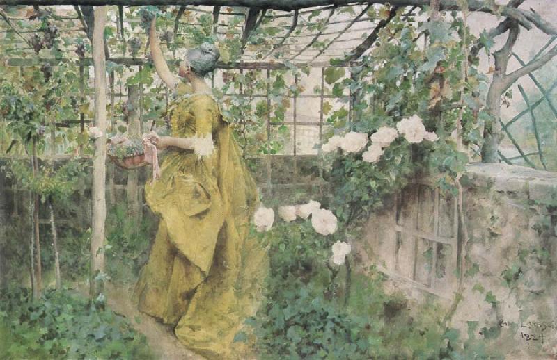 The Vine Diptych, Carl Larsson